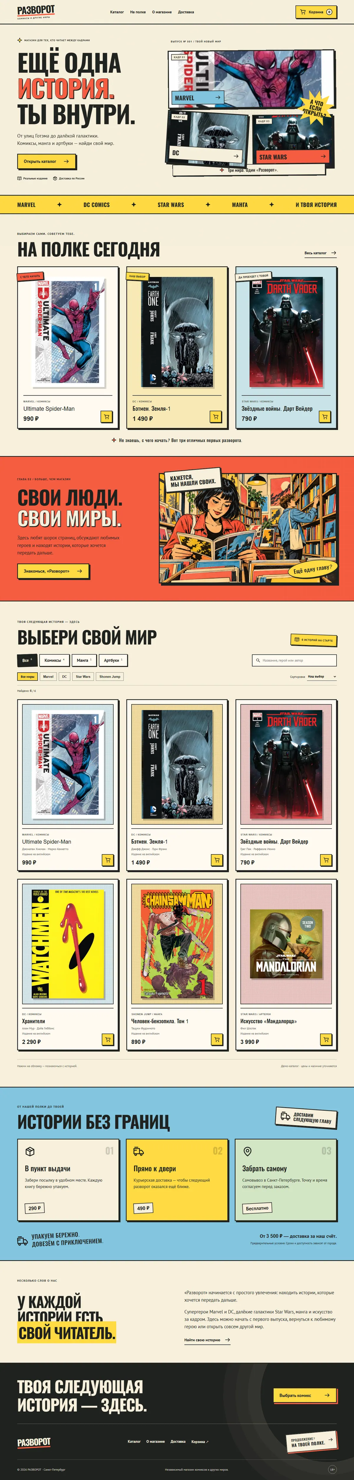 Разворот: страница целиком